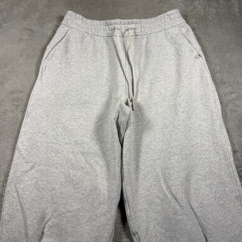 Lululemon Loungeful Oversized-Fit High Rise Jogger Women 8 Heathered Gray Fleece - Picture 3 of 8